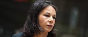 Die deutsche Außenministerin: Annalena Baerbock (Bündnis 90/Die Grünen).