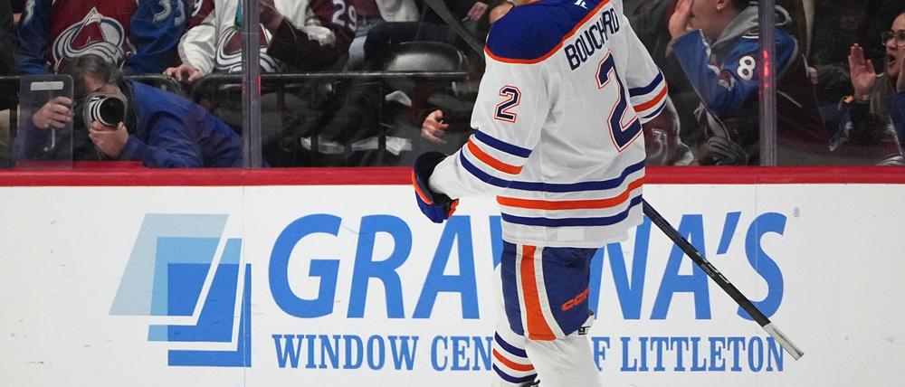 Evan Bouchard erzielte den Siegtreffer für Edmonton.
