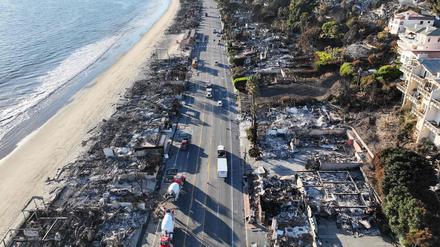  Die sterblichen Überreste wurden demnach in den Brandzonen des „Palisades“-Feuer am Westrand von Los Angeles gefunden.