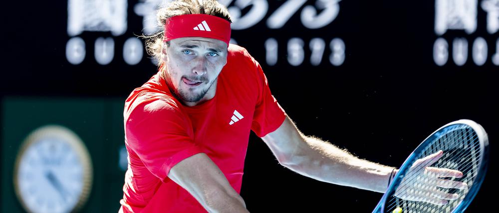 Alexander Zverev spielte sein Drittrundenmatch zur Abwechslung mal am Tag und nicht in der Night Session.