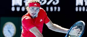 Alexander Zverev spielte sein Drittrundenmatch zur Abwechslung mal am Tag und nicht in der Night Session.