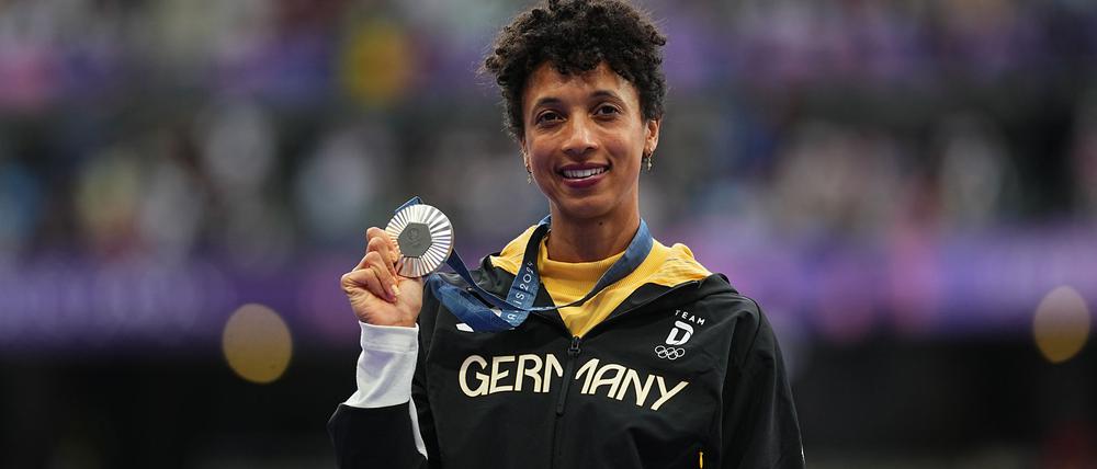 Malaika Mihambo gewann Silber bei Olympia.