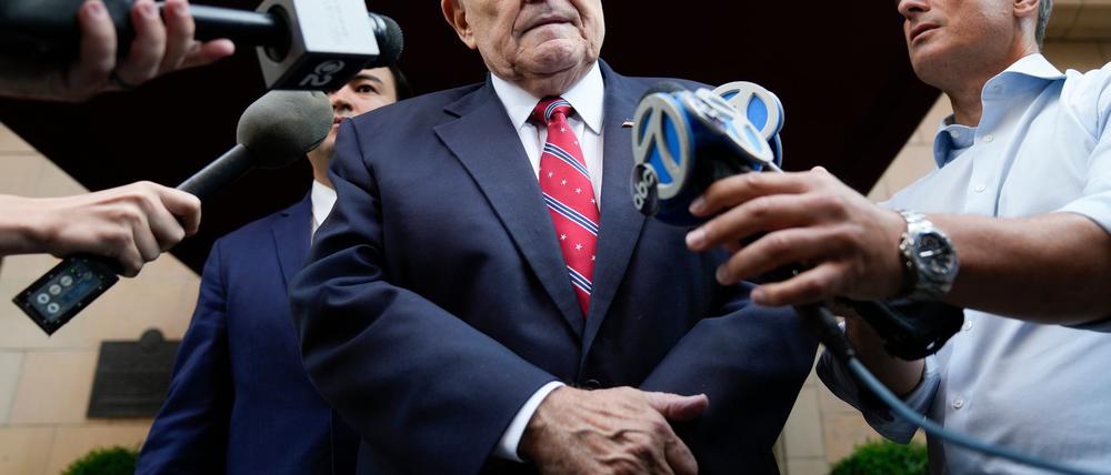 Der einstige New Yorker Bürgermeister Rudy Giuliani hat einen Millionen-Dollar-Rechtsstreit beigelegt. (Archivbild)