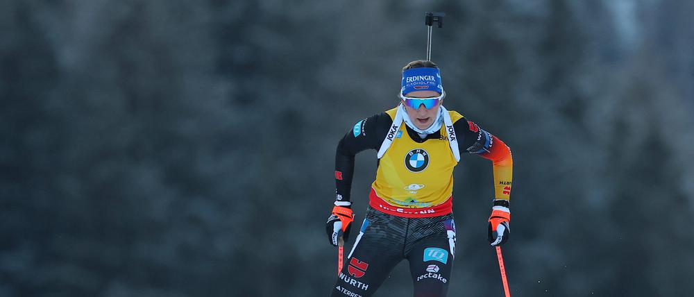 Preuß zeigt im heimischen Ruhpolding, dass sie das Zeug zur Gesamtweltcupsiegerin hat.