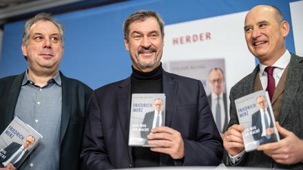 Markus Söder scherzt über Friedrich Merz: „Man muss nur lange genug kandidieren.“