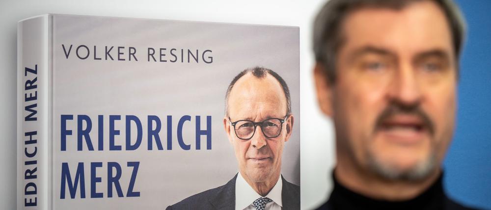 „Friedrich Merz ist kantig, ja. Aber da weiß man, was man hat“, so Markus Söder über den CDU-Chef.