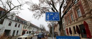 Die Dortustraße in der Potsdamer Innenstadt.