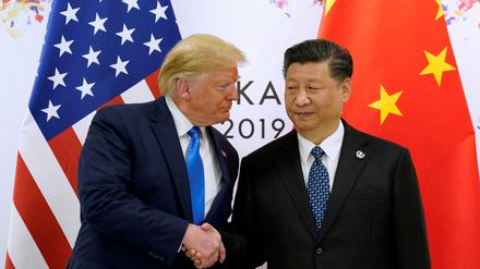 US-Präsident Donald Trump traf sich in seiner ersten Amtszeit mit Chinas Partei- und Staatschef Xi Jinping.