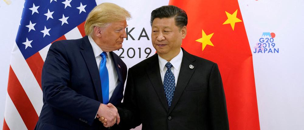US-Präsident Donald Trump traf sich in seiner ersten Amtszeit mit Chinas Partei- und Staatschef Xi Jinping.