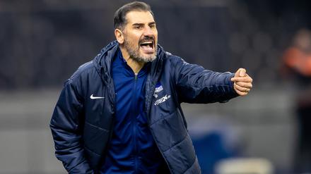 Mehr fordern. Herthas Trainer Cristian Fiél erwartet in der Rückrunde bessere Leistungen seiner Mannschaft. 