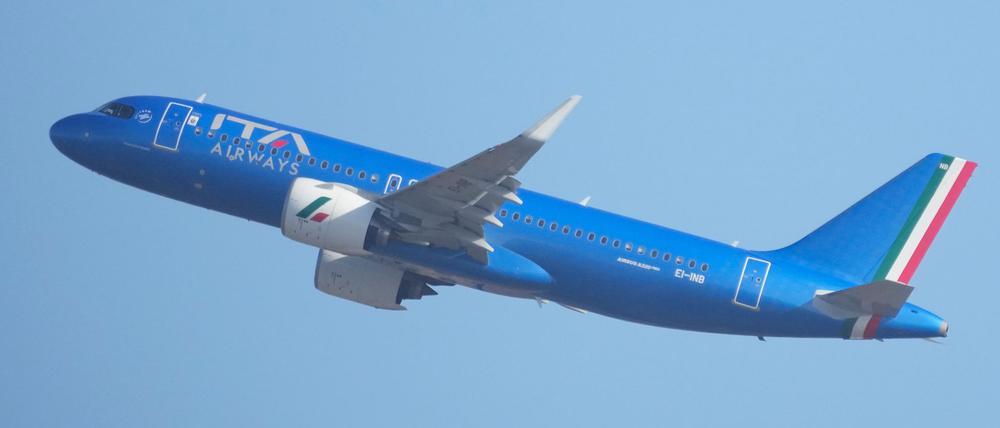 Flugzeug von ITA Airlines.