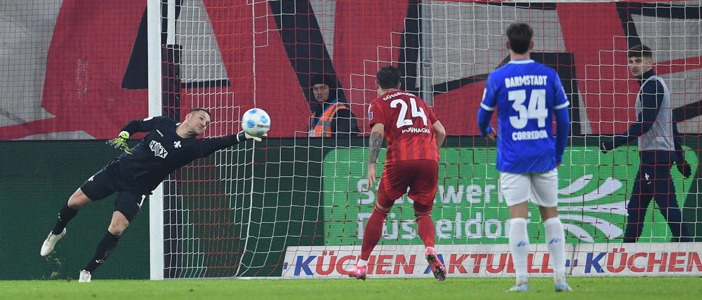 Führungstreffer für Düsseldorf.