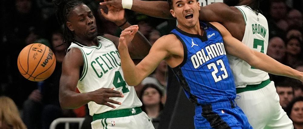 Für Tristan da Silva (M.) und Orlando gab es in Boston nichts zu holen.