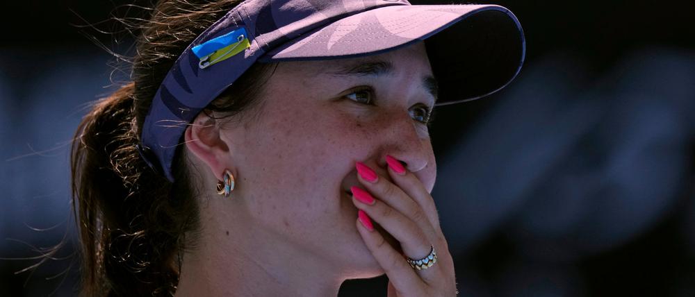 Kann ihren historischen Erfolg bei den Australian Open kaum fassen: Eva Lys.