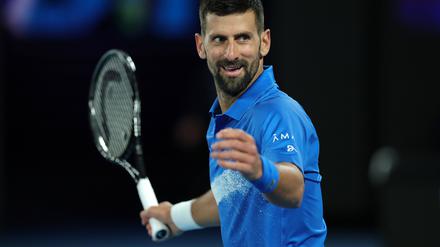 Novak Djokovic bei den Australian Open