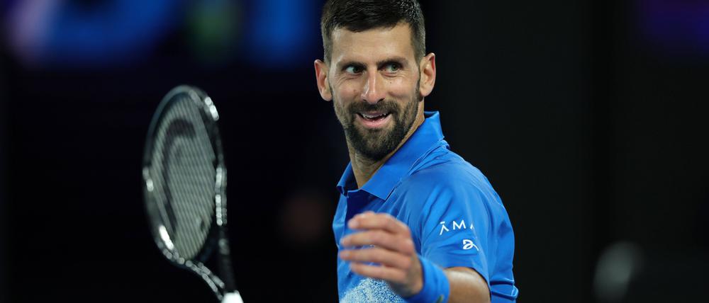 Novak Djokovic bei den Australian Open