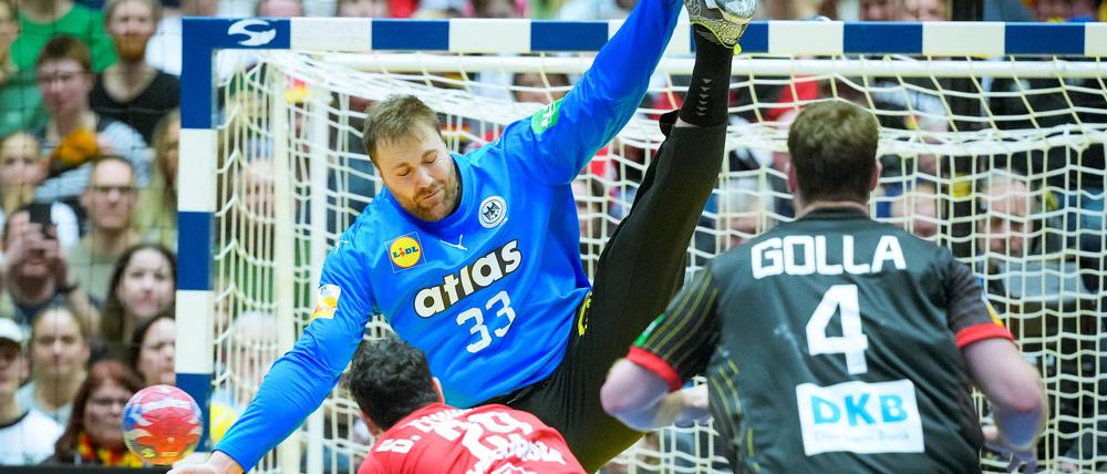 War der überragende Mann beim Sieg der DHB-Auswahl gegen die Schweiz: Torwart Andreas Wolff