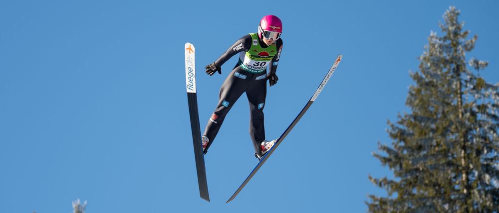 Nathalie Armbruster schafft einen Podestplatz.