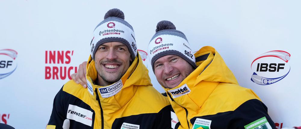 Johannes Lochner und Georg Fleischhauer sind zufrieden mit ihrem Ergebnis.