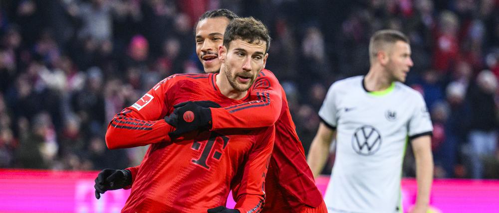 Leon Goretzka war der Matchwinner für die Bayern gegen den VfL Wolfsburg.