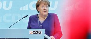 Angela Merkel war Festrednerin beim Neujahrsempfang der nordrhein-westfälischen CDU in Düsseldorf.