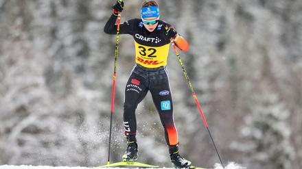 Hielt sich lange in der Spitzengruppe: Katharina Hennig.