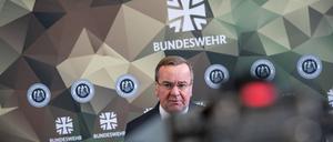 Antrittsbesuch von Verteidigungsminister Boris Pistorius bei der Führungsakademie der Bundeswehr in Hamburg.