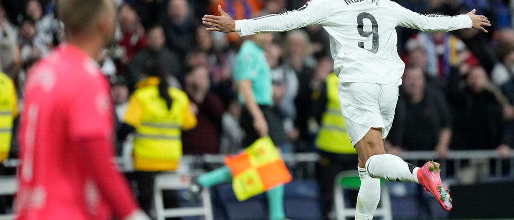 Durfte gegen Las Palmas zweimal jubeln: Kylian Mbappé.