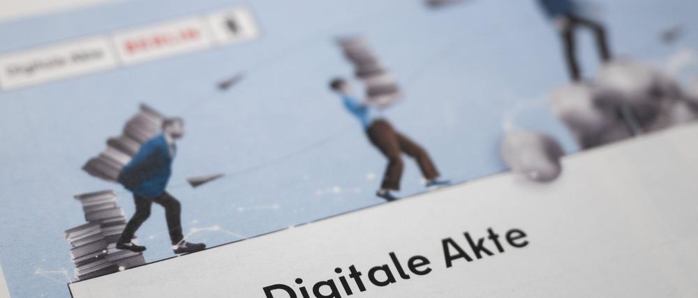 Die meisten Mitarbeiter der Berliner Verwaltung kennen die Digitale Akte aus ihrem Arbeitsalltag noch nicht. (Archivbild)