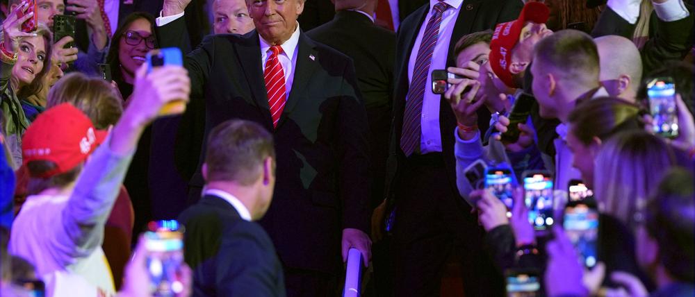 Am Vorabend seiner Vereidigung als 47. US-Präsident ließ sich Donald Trump in der Hauptstadt von Anhängern feiern. 