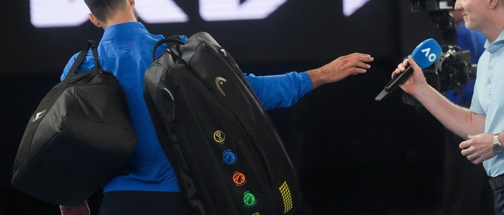 Das von Novak Djokovic verweigerte On-Court-Interview hatte einen Grund