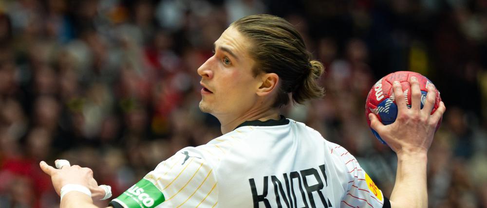 Juri Knorr erlöste die deutschen Handballer vom Siebenmeterpunkt.