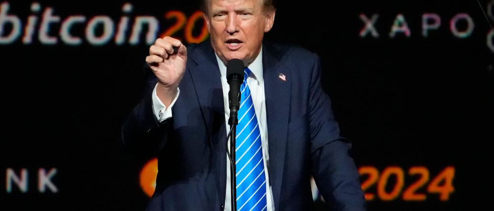 Der Bitcoin hat seit der Wahl von Trump im November um fast 60 Prozent zugelegt.