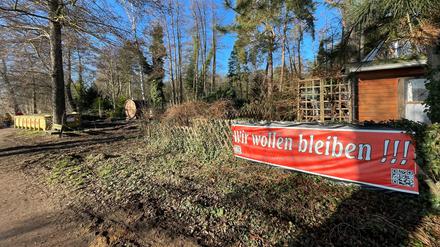Ernst-Liesegang-Ufer in Berlin Kladow. Abriss an der Wochenendsiedlung "Havelschatz" in Spandau