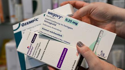Spritzen der Marken „Wegovy“, „Ozempic“ und „Mounjaro“ sind auf dem Markt.(Archivbild)