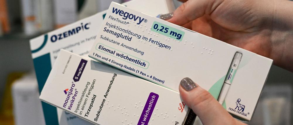 Spritzen der Marken „Wegovy“, „Ozempic“ und „Mounjaro“ sind auf dem Markt.(Archivbild)