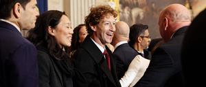 Mark Zuckerberg bei der Amtseinführung von Donald Trump.