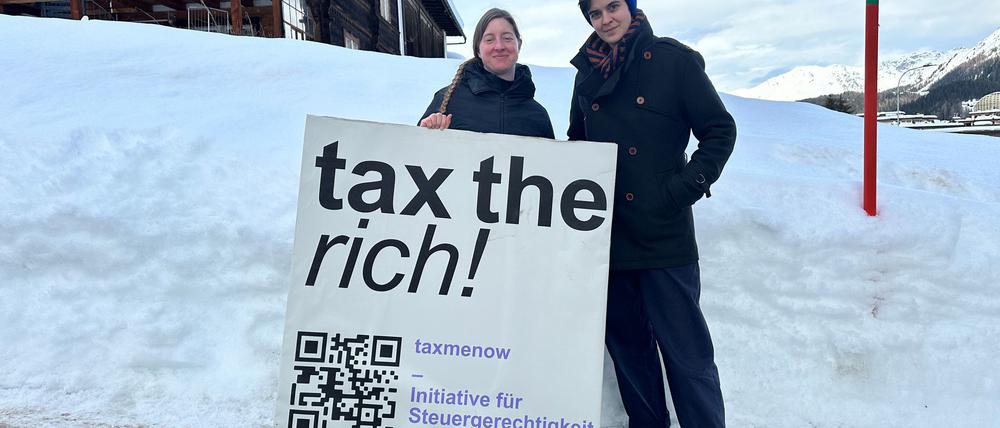 Die Millionenerbinnen Stefanie Bremer und Marlene Engelhorn fordern höhere Steuern für Reiche.