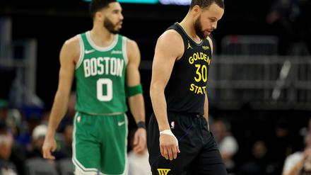 Für Stephen Curry und die Golden State Warriors lief gegen die Boston Celtics gar nichts. 