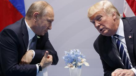 Werden sich Trump und Putin verstehen? So wie hier auf dem Hamburger G20-Gipfel 2017?