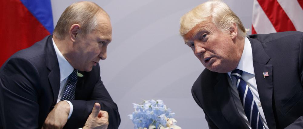 Werden sich Trump und Putin verstehen? So wie hier auf dem Hamburger G20-Gipfel 2017?