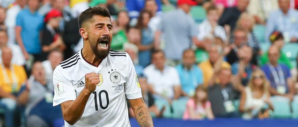 Kerem Demirbay spielte zweimal für die deutsche Fußball-Nationalmannschaft.