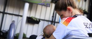 Stürmerin Tabea Sellner aus der DFB-Auswahl wurde kürzlich Mutter.