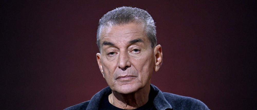 Moderator Michel Friedman auf der Frankfurter Buchmesse 2023.