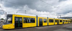 Eine „Urbanliner“-Straßenbahn der BVG.
