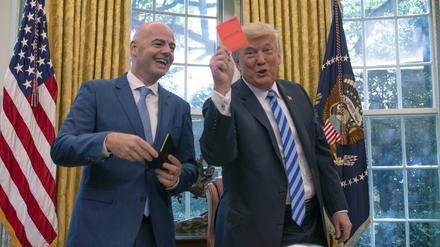 Gianni Infantino und Donald Trump verbindet seit einigen Jahren eine Freundschaft.