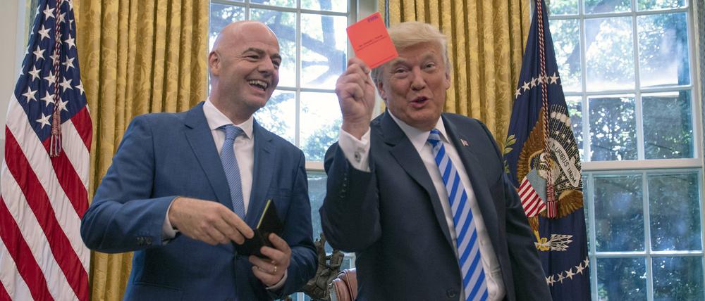 Gianni Infantino und Donald Trump verbindet seit einigen Jahren eine Freundschaft.