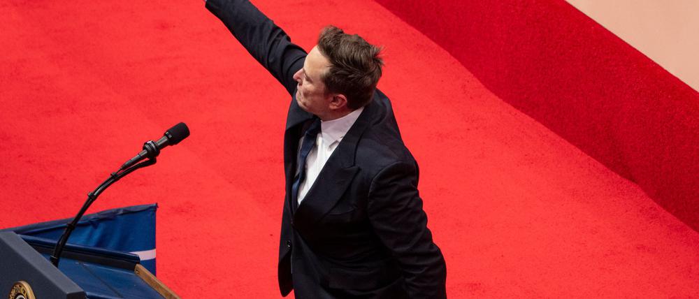 Die Geste hat für viel Kritik gesorgt.