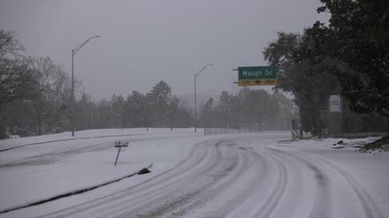 Aus New Orleans im Bundesstaat Louisiana meldete der Wetterdienst rund 20 Zentimeter Schnee.