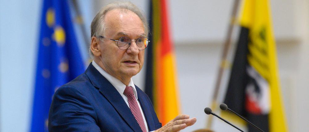 Sachsen-Anhalts Ministerpräsident Reiner Haseloff (CDU) drängt auf eine umfassende Aufarbeitung des Anschlags. (Archivbild)
